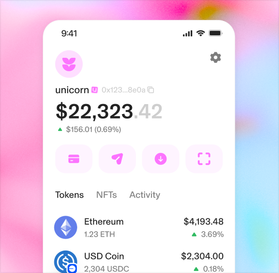 Wallet example page